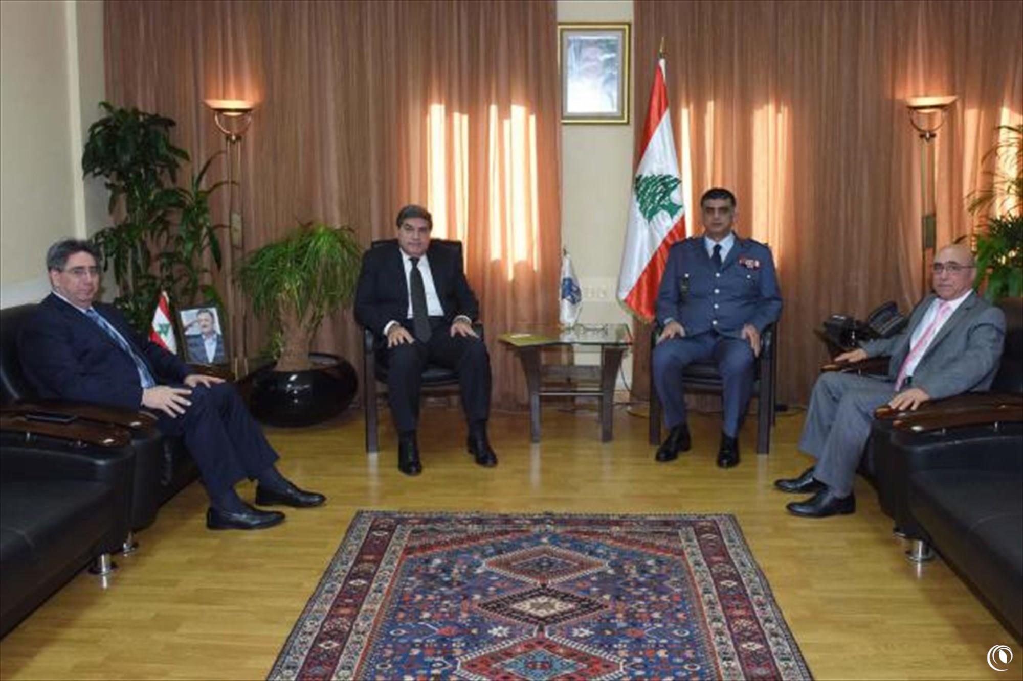 Major General Osman received the General Director of Regie at the head of a delegation