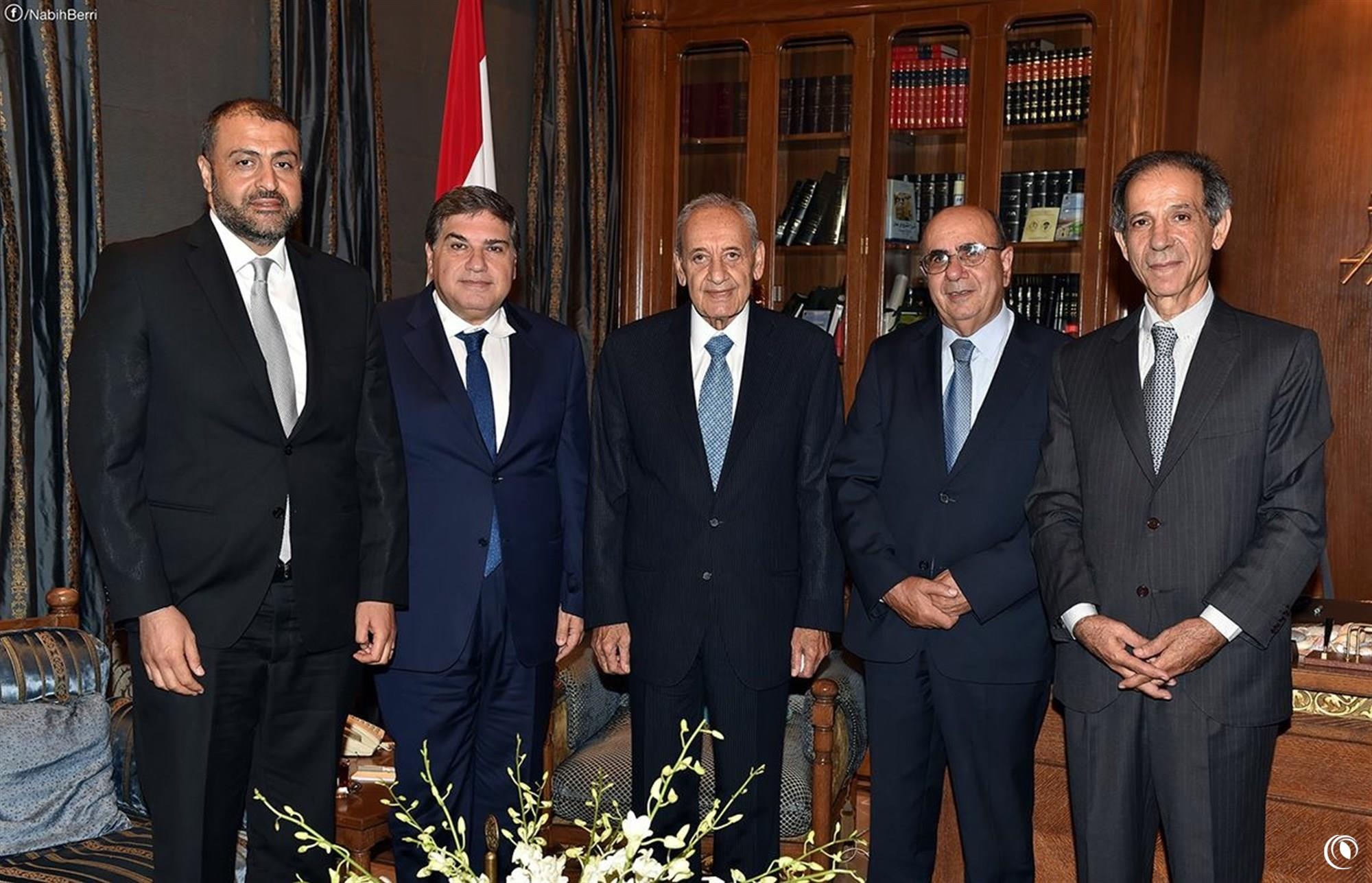 Speaker Berri receives from Regie recommendations of First National Conference Against Illicit Trade