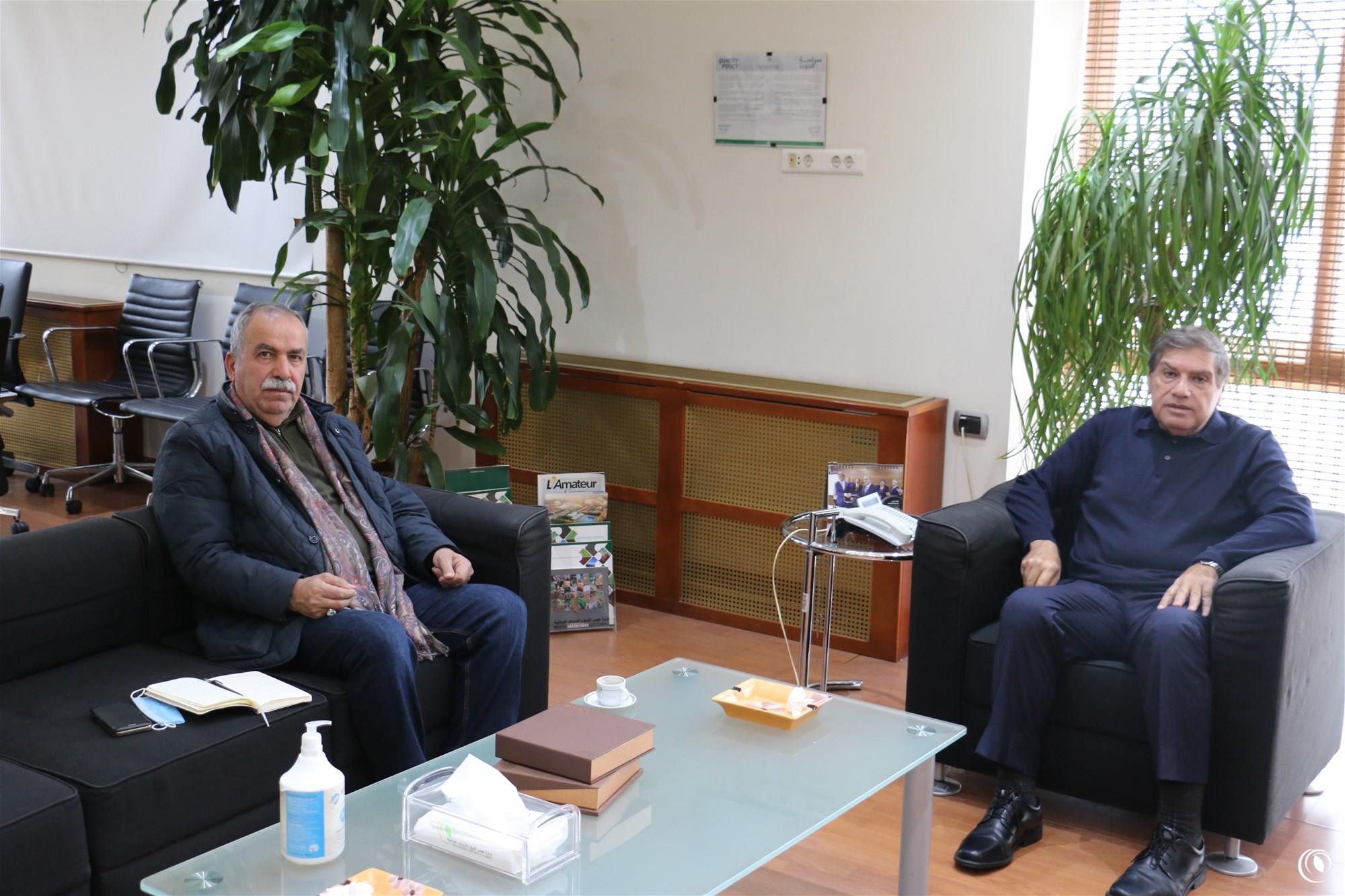 Seklaoui receives the head of Tobacco Farmers Syndicate