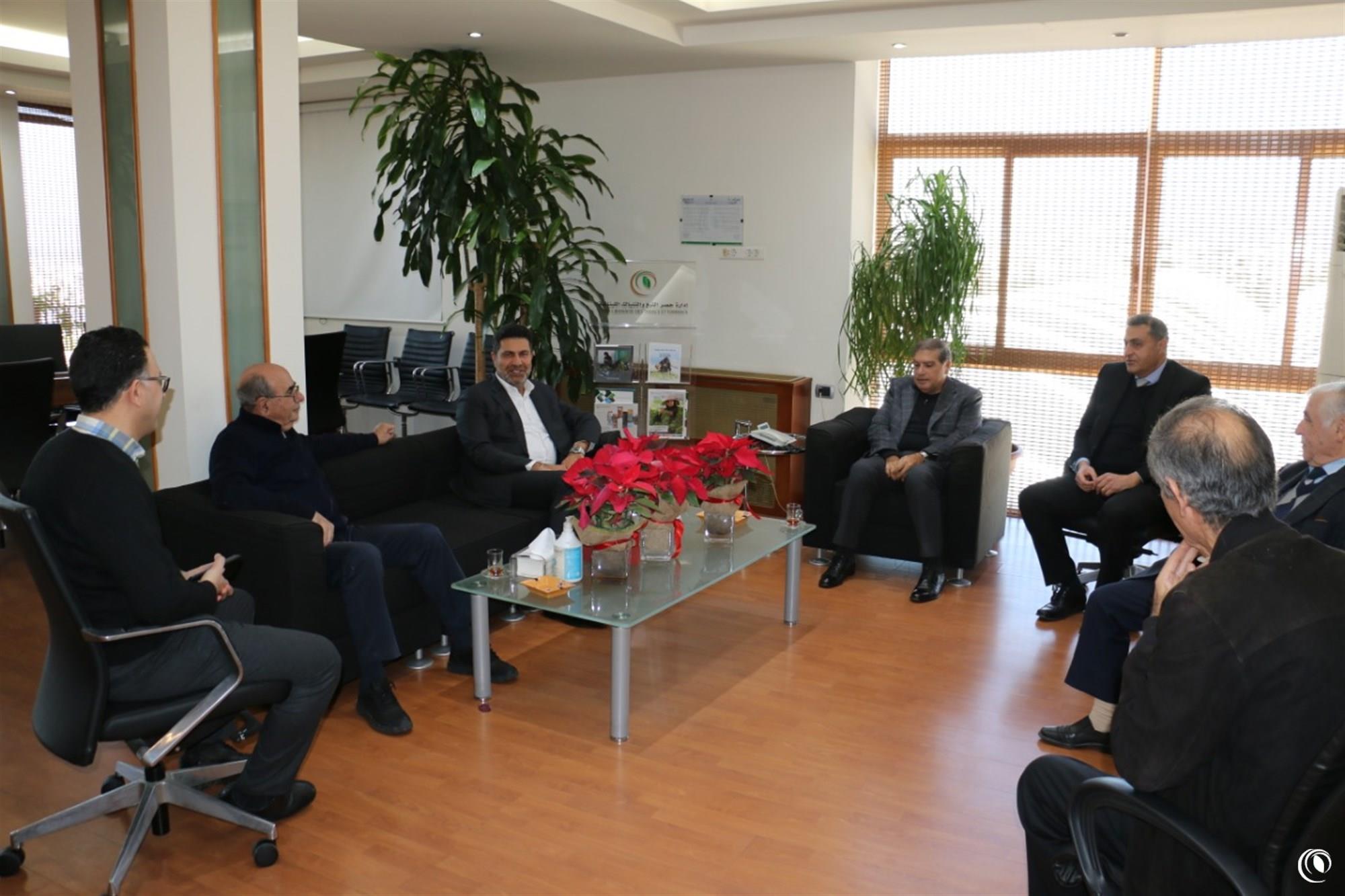 Minister Ghajar in a friendly visit to the Regie