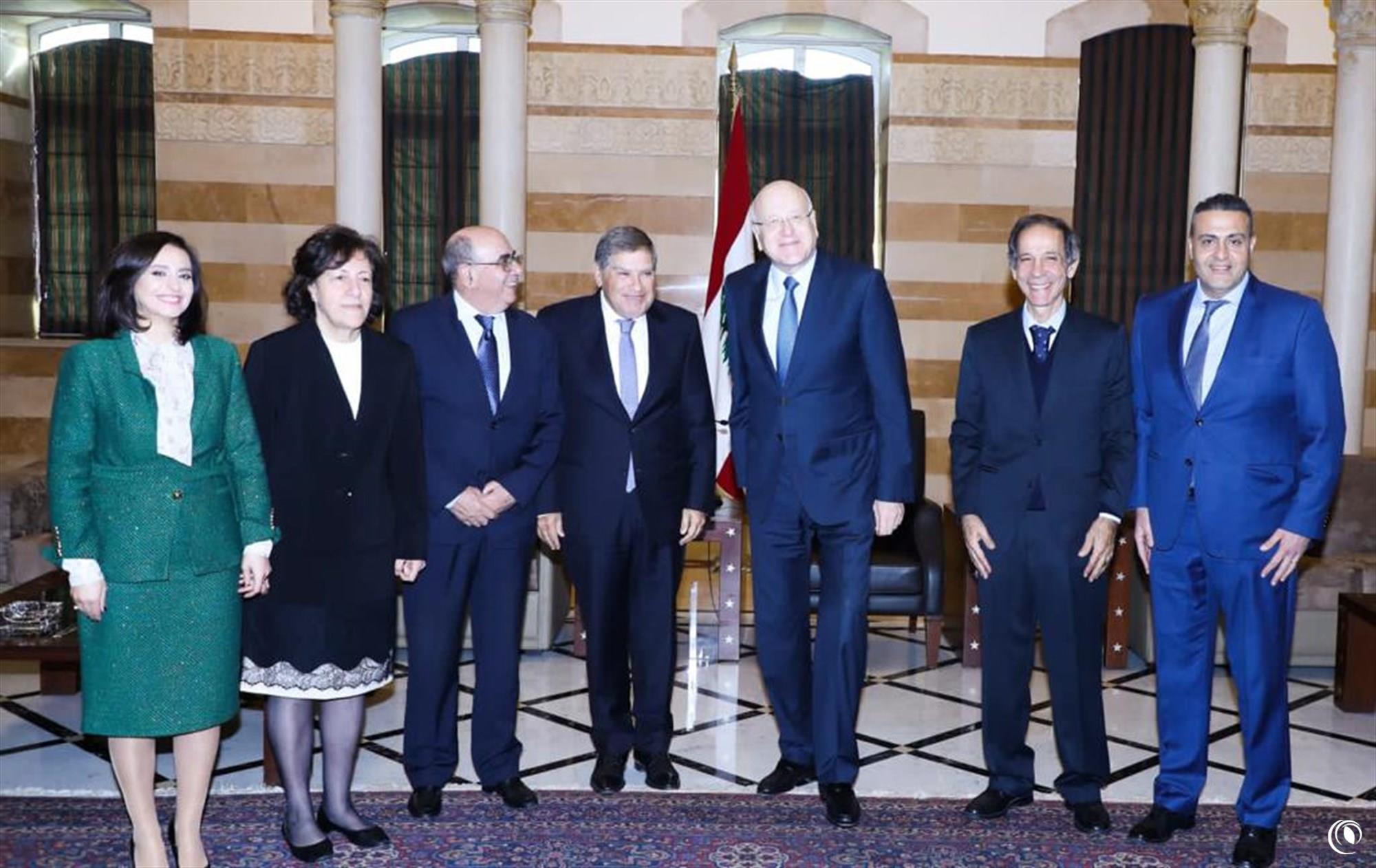 Mikati received a Regie delegation informing about its achievements