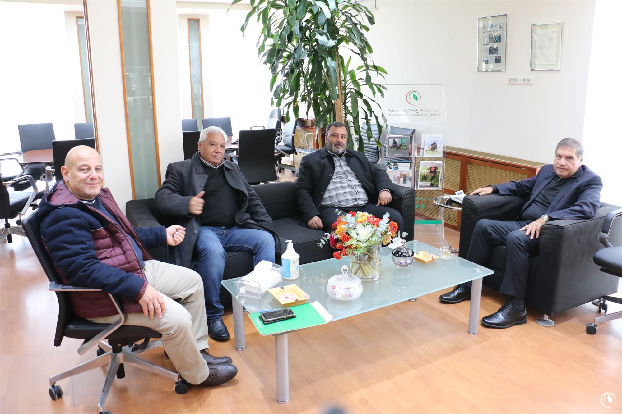  The Head of the Municipality of Qlayaat Visits the Regie
