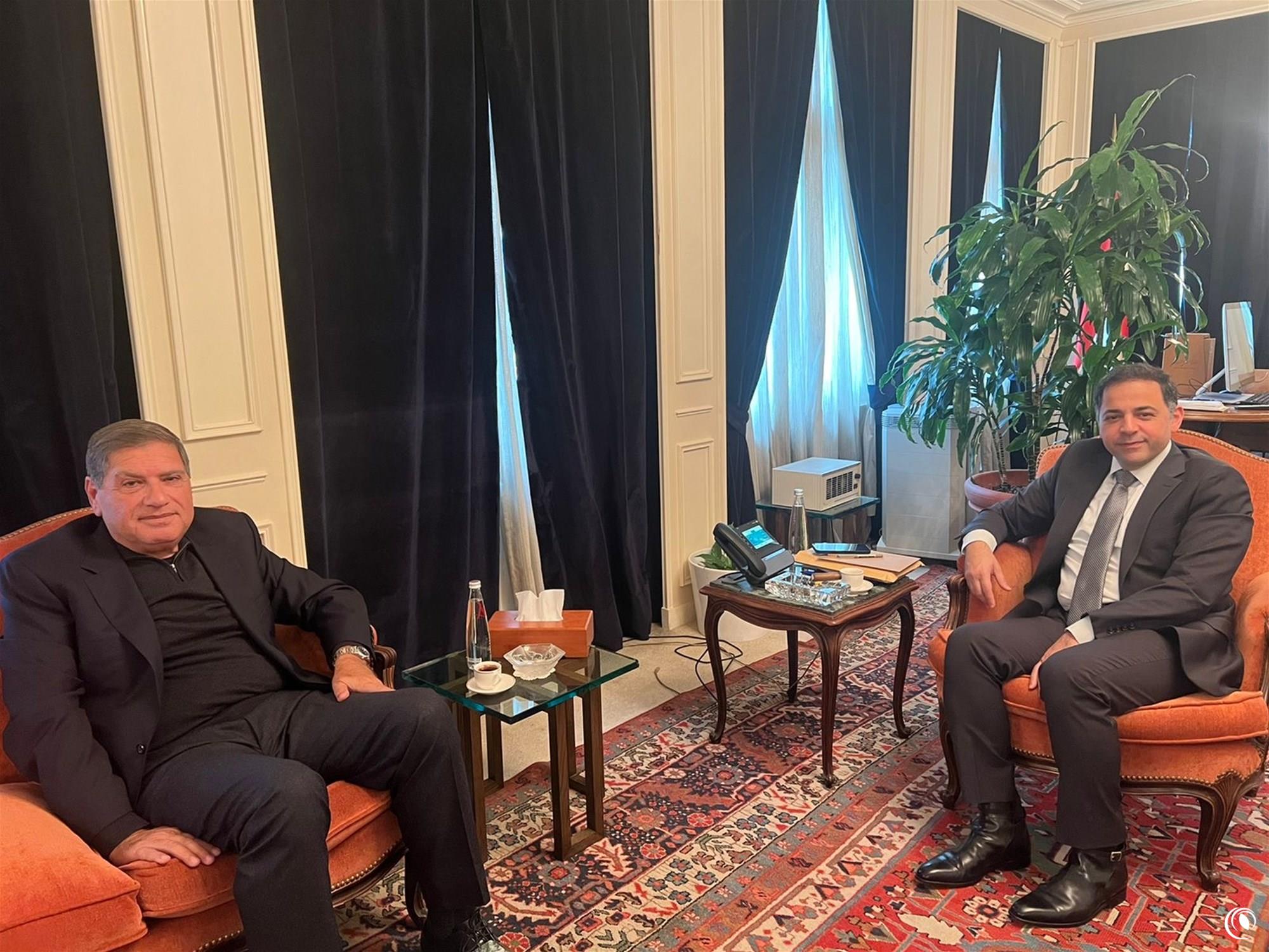  The Acting Governor of the Central Bank of Lebanon Meets with the Regie’s President and Director General 