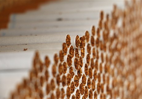The weekly shares of tobacco products